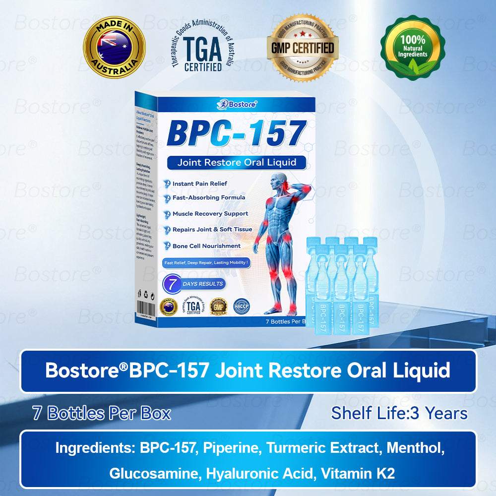 Bostore® BPC-157 Joint Restore Oral Liquid 𦴠Natural Peptide Support for Joints, Muscles, Recovery & Mobility