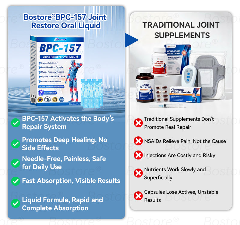 Bostore® BPC-157 Joint Restore Oral Liquid 𦴠Natural Peptide Support for Joints, Muscles, Recovery & Mobility