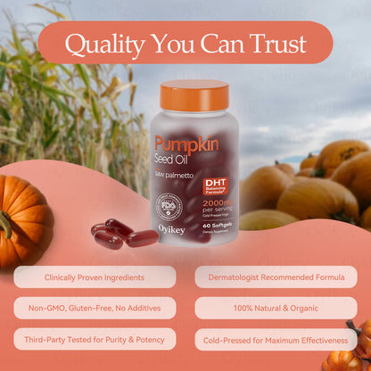 𝑶𝒚𝒊𝑘𝑒𝑦® 𝑃𝑢𝑚𝑝𝑘𝑖𝑛 𝑆𝑒𝑒𝑑 𝑂𝑖𝑙 𝑆𝑜𝑓𝑡𝑔𝑒𝑙𝑠（𝐴𝑑𝑑𝑟𝑒𝑠𝑠 𝑡ℎ𝑒 ℎ𝑎𝑖𝑟 𝑝𝑟𝑜𝑏𝑙𝑒𝑚 𝑎𝑡 𝑖𝑡𝑠 𝑟𝑜𝑜𝑡 𝑐𝑎𝑢𝑠𝑒）