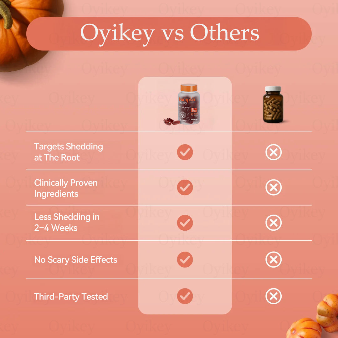 𝑶𝒚𝒊𝑘𝑒𝑦® 𝑃𝑢𝑚𝑝𝑘𝑖𝑛 𝑆𝑒𝑒𝑑 𝑂𝑖𝑙 𝑆𝑜𝑓𝑡𝑔𝑒𝑙𝑠（𝐴𝑑𝑑𝑟𝑒𝑠𝑠 𝑡ℎ𝑒 ℎ𝑎𝑖𝑟 𝑝𝑟𝑜𝑏𝑙𝑒𝑚 𝑎𝑡 𝑖𝑡𝑠 𝑟𝑜𝑜𝑡 𝑐𝑎𝑢𝑠𝑒）