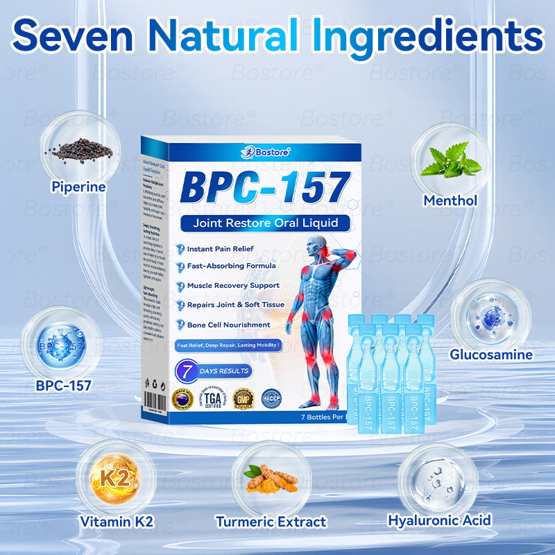 Bostore® BPC-157 Joint Restore Oral Liquid 🦴 Natural Peptide Support for Joints, Muscles, Recovery & Mobility
